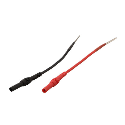 Adaptador Cable Flexible (x2) Banana Hembra 4mm - Sonda Trasera Silicona para Multímetro