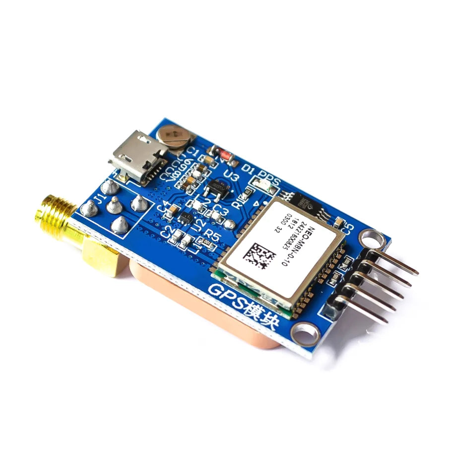 Placa Desarrollo Módulo Posicionamiento Satelital GPS NEO-6M / NEO-7M / NEO-8M para Arduino/STM32/C51/MCU