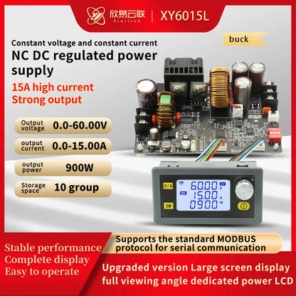 Módulo Fuente Alimentación Regulada Ajustable DC-DC Buck CC/CV 0-60V 15A/20A con Control WiFi App