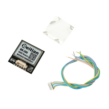 Módulo GNSS Dual Beitian BK-280 G-MOUSE (GPS/GLONASS, Flash M9140-KB, Cable 1.25-6P) para Arduino/RC/RPI/Drones