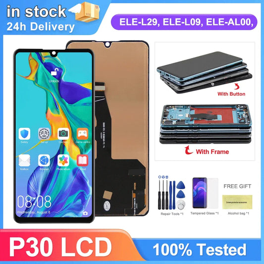 TFT Display Screen for pantalla Huawei P30 ELE-L29 L09 L04 Lcd Display Touch Screen Digitizer Replacement for Huawei P30
