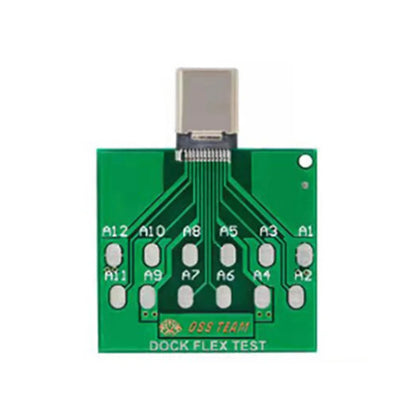 Placa PCB Test Micro USB / Tipo-C - Tester Flex Carga Dock para iPhone (U2) / Android
