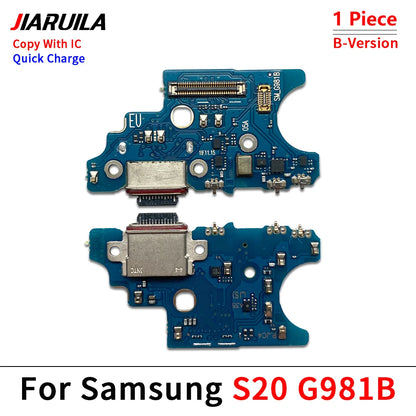 Cable Flex Conexión Placa Principal a Puerto Carga (Dock) para Samsung S20 FE 4G/S20+/S20 Ultra/S21 (Modelos G780/G98x/G991B)
