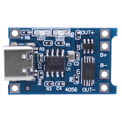 1-10pcs Type-c Micro / TYPE C 5V 1A 18650 TP4056 Lithium Battery Charger Module Charging Board With Protection Dual Functions 1A
