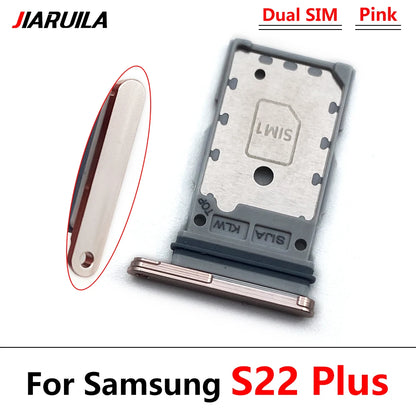 Bandeja Porta SIM/SD Card para Samsung S22 / S22 Plus / S22 Ultra - Repuesto Adaptador + Pin