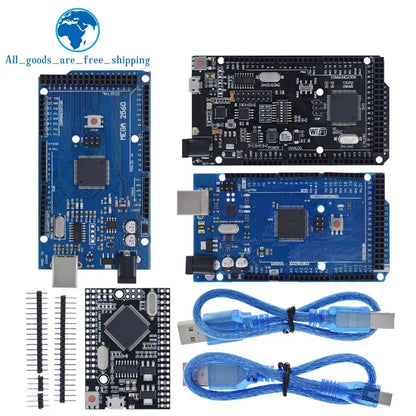 Placa Desarrollo TZT Mega2560 (ATMEGA16U2 / Pro Mini / WiFi R3 ATmega2560 CH340G) compatible Arduino Mega R3 / ESP8266