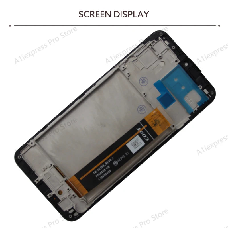 Pantalla LCD para Samsung Galaxy A23 4G 5G A235 A236, Panel de montaje de digitalizador con pantalla táctil con marco, piezas de repuesto de pantalla LCD