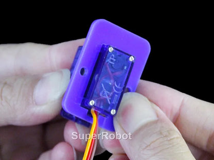 Kit Garra Brazo Robot Manipulador Mecánico Acrílico 4-DOF (Desarmado, para SG90/MG90S) Arduino STEAM