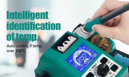 YIHUA 982 Double Solder Iron Handle  C245 C210 Electronic Welding Rework Station Repaid Heating Soldering Iron Staion