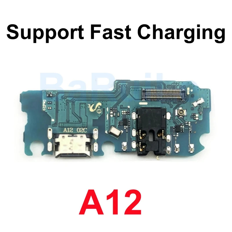 Placa Puerto Carga Rápida USB con Conector Dock y Flex para Samsung Galaxy A03/A04/A12-A14/A23/A24/A34/A52/A53/A72/A73 4G/5G