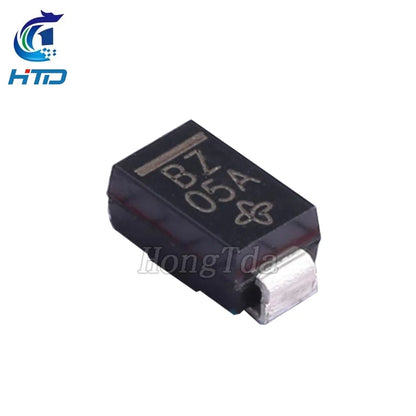 Diodo TVS SMD SMAJ 400W - Varios Voltajes (12A a 24A) SMA/DO-214AC - Lote 100 Piezas