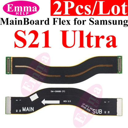 2 Flex de Placa Principal para Samsung Galaxy (Varias Series, Conexión LCD)