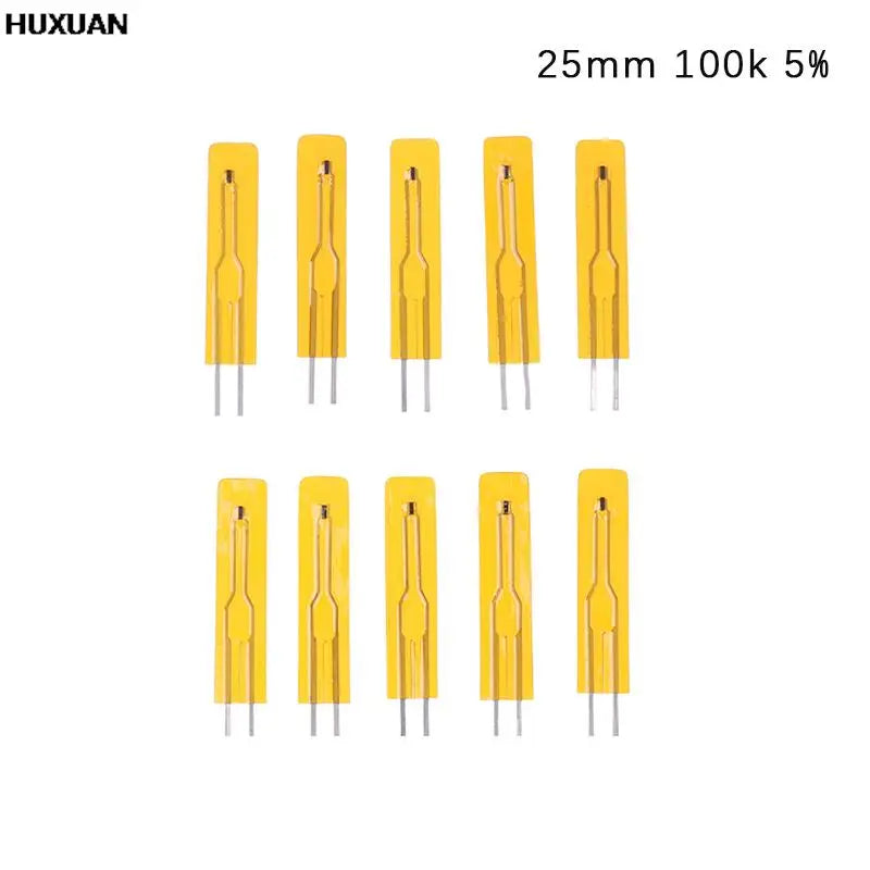 Termistor NTC Película Fina MF5B SMD B3950 10K/50K/100K Ohm 1% (Largo 2.5/5cm) - Lote 10 Piezas