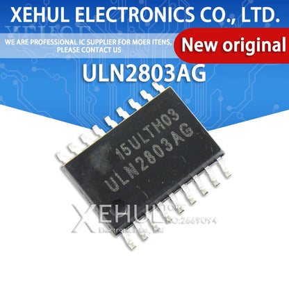 Lote 10/20/50/100 Pcs Array Transistores Darlington ULN2803AG SMD SOP-18 Wide