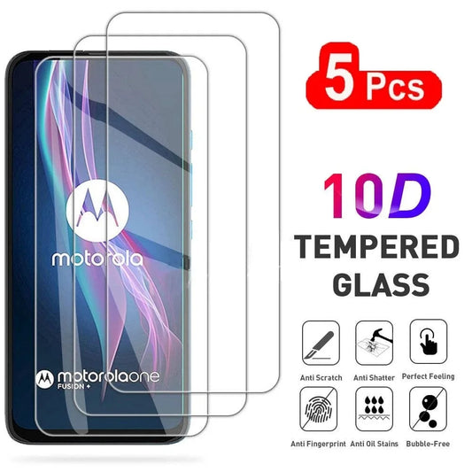 Protector Pantalla Cristal Templado para Moto G84/G54 5G / G14 4G (5 Unidades)