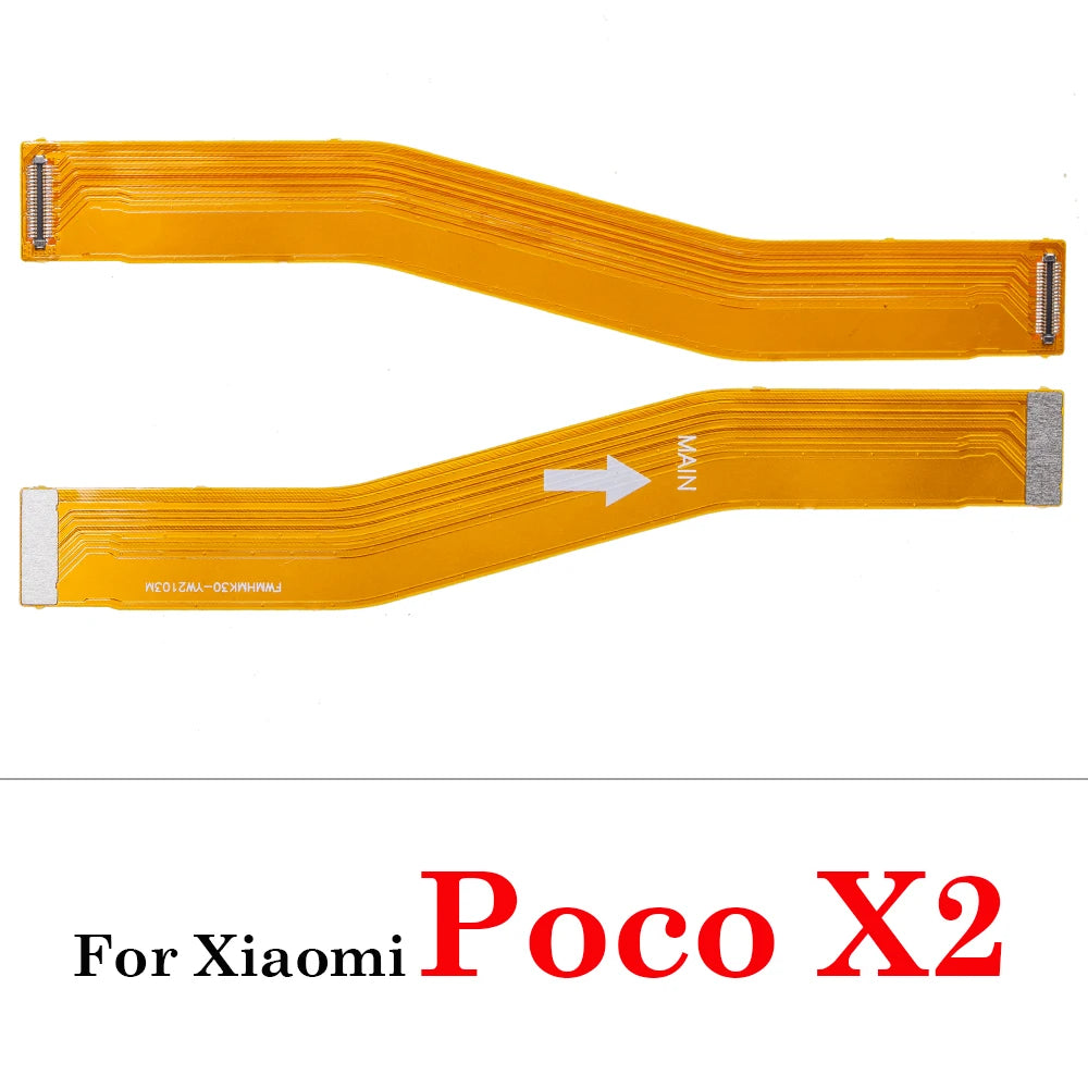 LCD Display Main Motherboard Connector USB Charge Board Ribbon Flex Cable For Xiaomi Poco F1 F2 F3 X2 X3 X4 M4 Pro NFC C3 4G 5G