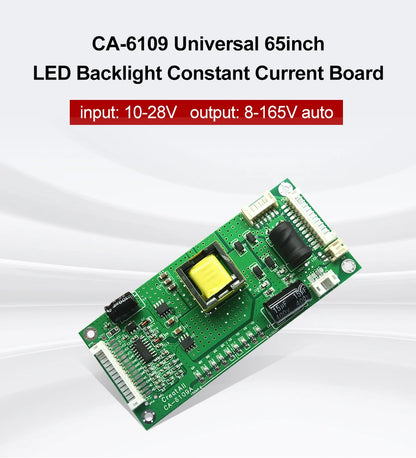 Placa Driver Backlight LED TV LCD 10-65" CA-6109 / CA-6109A Boost Corriente Constante Full-Bridge Alto Voltaje
