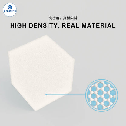 MIJING Nano Cleaning Sponge Strong Absorption Force No Floc or Residue Sponge for Motherboard PCB Components Cleaning Repair