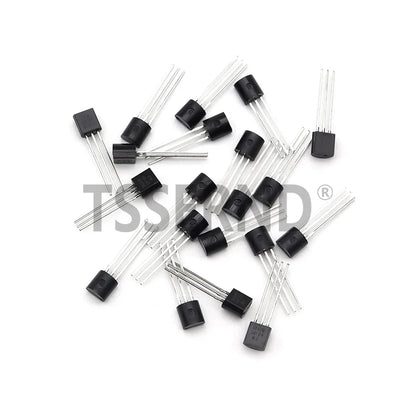 Kit 200 Pcs Transistores BJT PNP/NPN (10 Valores: A1015, BC327, BC337, C1815, S8050, S8850, 2N2222, 2N2907)