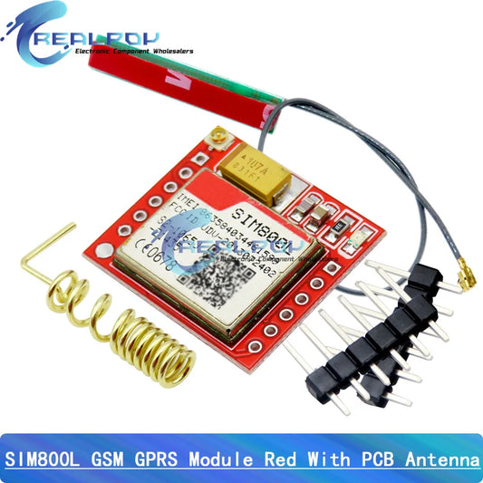 Módulo GSM/GPRS SIM800L Pequeño (MicroSIM, Quad-Band, Serial TTL) Placa Core para Arduino