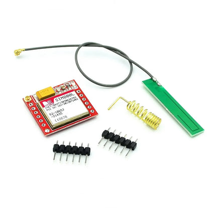 Módulo GSM/GPRS SIM800L Pequeño (MicroSIM, Quad-Band, Serial TTL) Placa Core para Arduino