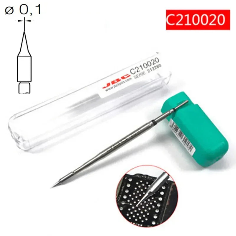 Original JBC C210 Soldering Iron Head C210018H C210002H C210020H Universal C210 Soldering Station Mobile Phone PCB Repair Tool