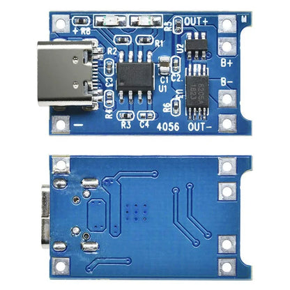 5pcs 10pcs Type-c Micro USB 5V 1A 18650 TP4056 Lithium Battery Charger Module Charging Board With Protection Dual Functions 1A