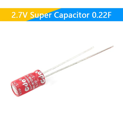 Supercapacitores Farad 2.7V - Varios Valores (0.5F a 60F)
