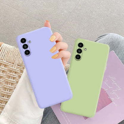 Funda Silicona Líquida Original Antichoque para Samsung Galaxy A05/A05S/A15/A25/A35/A55 (4G/5G)