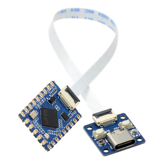 Placa Módulo Desarrollo RP2040-Tiny / RP2040 ZERO (Raspberry Pi PICO, Interfaz USB Tipo C, 264KB SRAM, 2MB Flash) C/C++ para Arduino