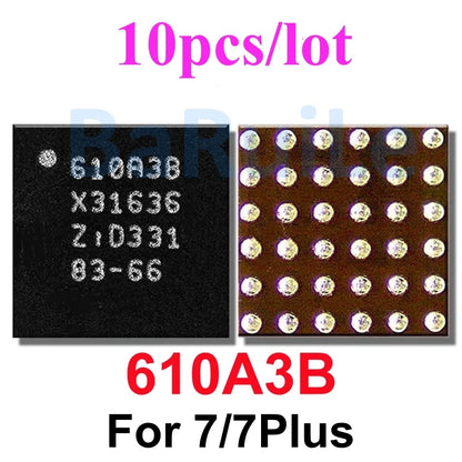 Circuito Integrado (IC) Carga USB Tristar U2 (1610A1-A3/610A3B/1612A1/1614A1/1616A0) para iPhone 6S-14 Pro Max (10 Unidades) (Nota: Duplicado Fila 40 lote anterior)
