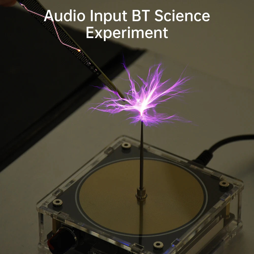 Kit DIY Bobina Tesla Musical Bluetooth Dual Modo (Entrada AC 110-220V) - Rayo Artificial Táctil
