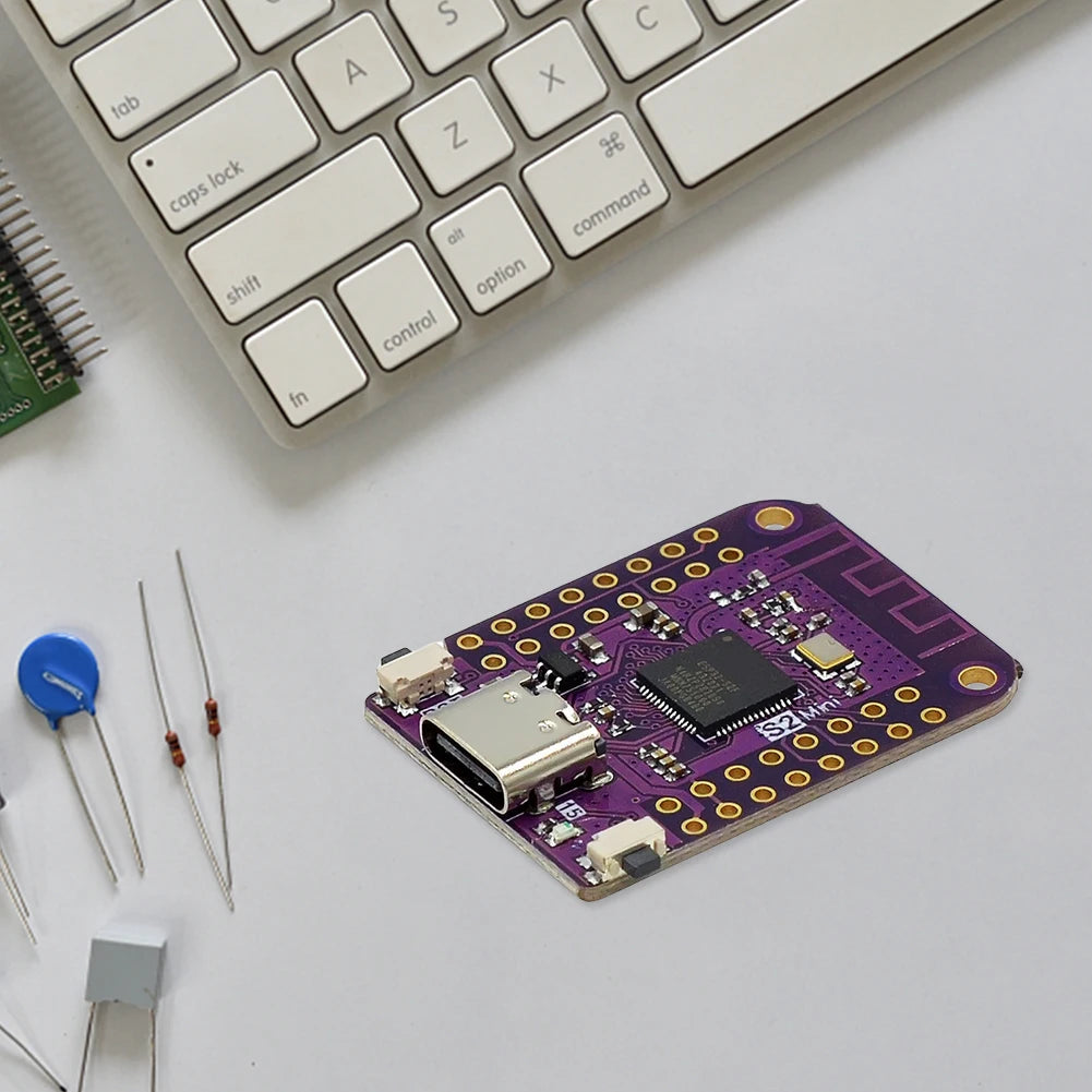 Placa WiFi IoT ESP32 S2 Mini (ESP32-S2FN4R2, 4MB Flash, Tipo C) compatible Arduino/MicroPython (1/2 Unidades)