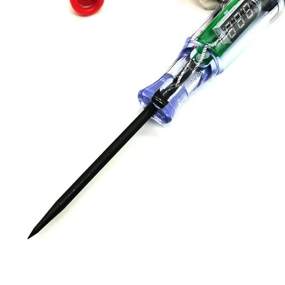 Pluma Tester Voltaje Circuito Universal Auto/Camión con Display Digital y Luz - Accesorio Reparación