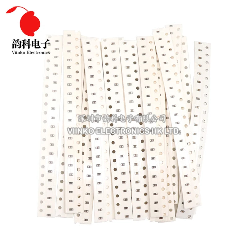 Kit Surtido Capacitores SMD (0603/0805/1206, 16/36/50 Valores, 1pF-10uF) Set Capacitancia (320/720 Piezas)