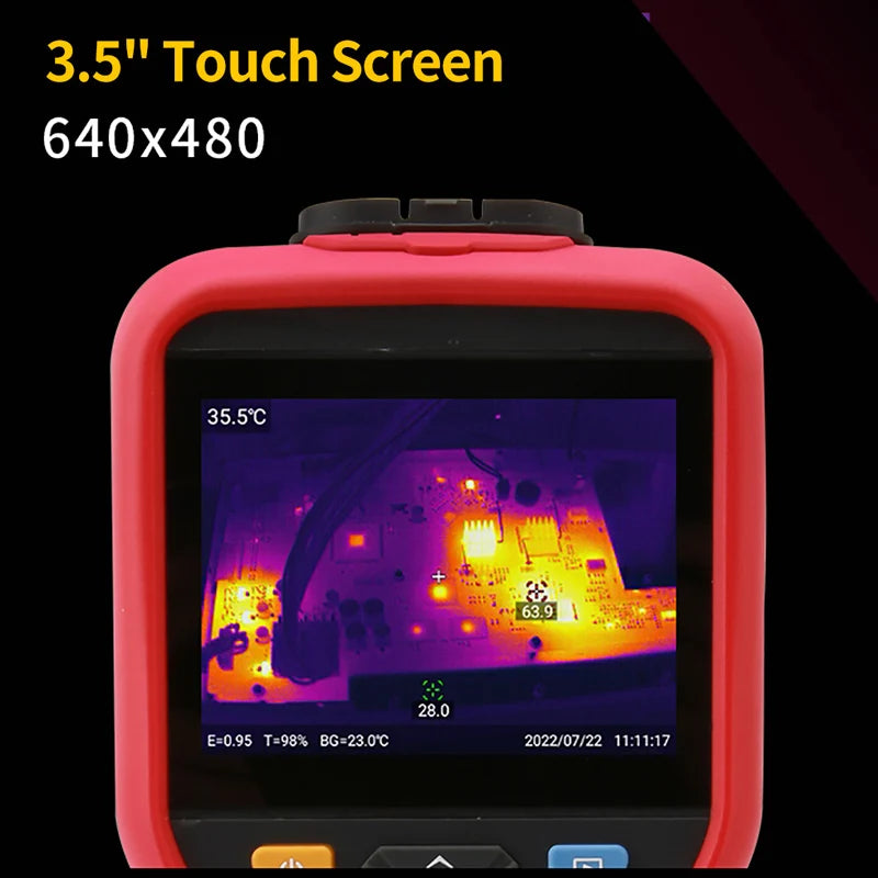 Cámara Térmica Profesional UNI-T UTi384G / UTi256G con Pantalla Táctil (-20~550°C) - Termógrafo Enfoque Manual, Grabación Video