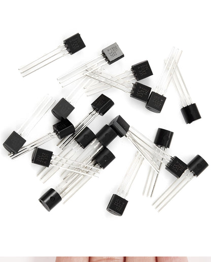 Kit Transistores BJT Potencia Bipolar (A1015/BC327/BC337/C1815/S8050/S8850/2N2222/2N2907/2N3904/2N3906, PNP/NPN) Kit Electrónico (200 Piezas)