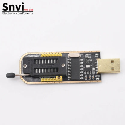 Kit Programador USB CH341A 24/25 Series EEPROM Flash BIOS + Clip Test SOIC8/SOP8