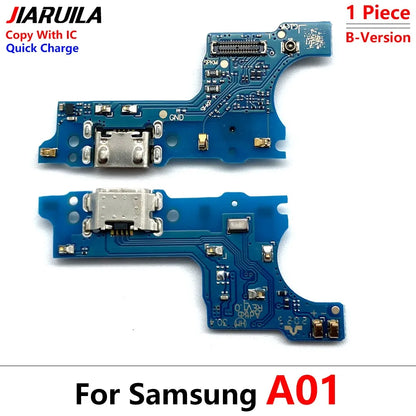 Placa Puerto Carga USB con Conector Dock y Flex para Samsung Galaxy A01/A11/A20/A21S/A31/A51