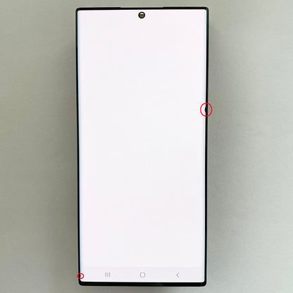 Pantalla 6.8" Super AMOLED con Marco y Digitalizador Táctil para Samsung S22 Ultra (S22U/S908B/S908U) (Con Defecto Estético)