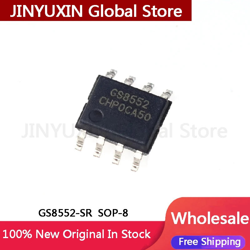 Lote 10/50 Pcs Amplificador Operacional Dual Bajo Ruido GS8552-SR (GS8552) SOP-8