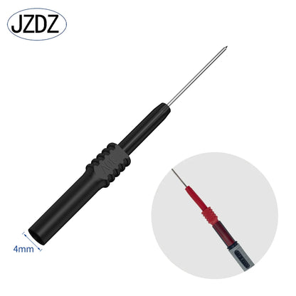 Puntas de Prueba JZDZ Flexibles (1mm) para Multímetro con Conector Banana Hembra 4mm (Par)