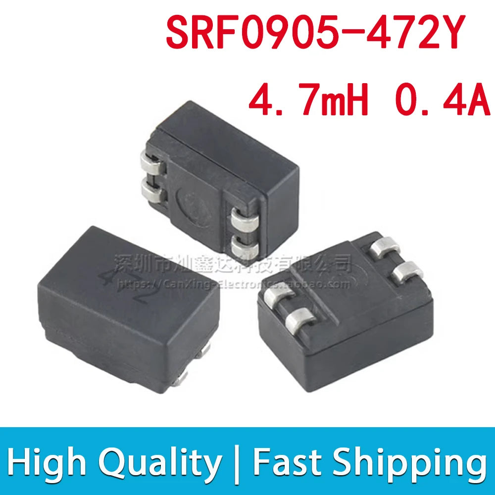 Choque Modo Común Moldeado SMD 0905 - Varios Valores (10uH a 2mH) - Lote 5 Piezas