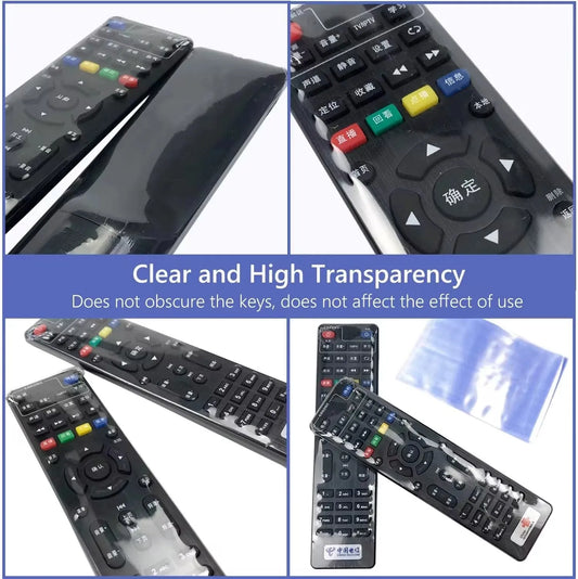 Bolsa Film Termoretráctil Transparente Protectora Polvo para Control Remoto TV/Aire Acondicionado (5/10/20 Unidades)