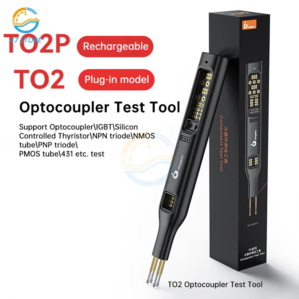 Tester Optoacopladores TO2/TO2P Herramienta Reparación Electrónica Prueba Online Módulo Detección