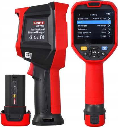 Termógrafo Infrarrojo Profesional Mejorado UNI-T UTi720E - Cámara Térmica Testeo Industrial/Circuitos PCB/Calefacción Suelo