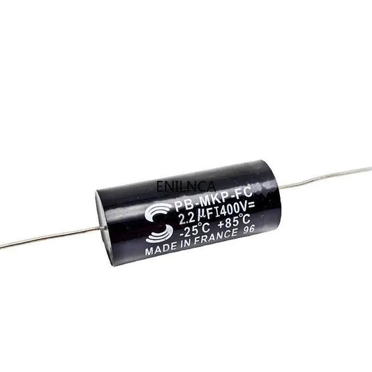 Capacitor MKP Película Metálica Audio HiFi Sin Electrodos (400V/630V, 1.5uF-4.7uF) (2 Unidades)