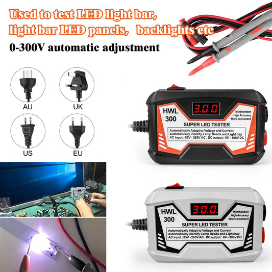 Tester LED 0-300V Output Probador Tiras Beads Mantenimiento TV LCD Inspección Multiuso