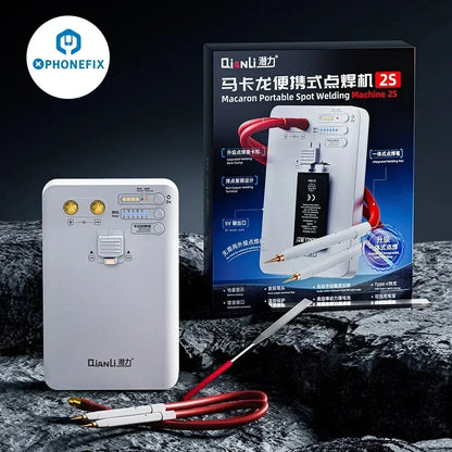 Qianli Macaron Max 2 Spot Welding Machine Adjustable 6 Speed Pulse Time Micro Spot Welder for Phone 11-15PM Battery repair tools