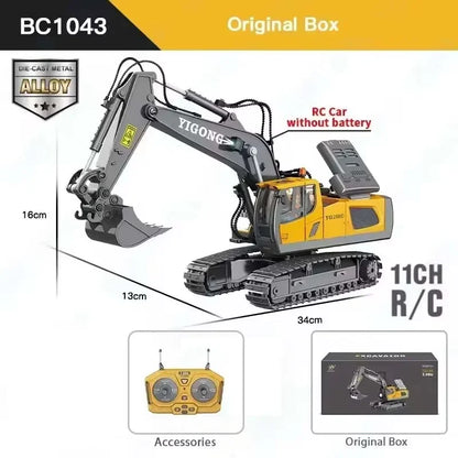 Auto Excavadora Todoterreno RC 4x4 a Batería (Drift, Acrobacias) Juguete Crawler Control Remoto para Niños Regalo